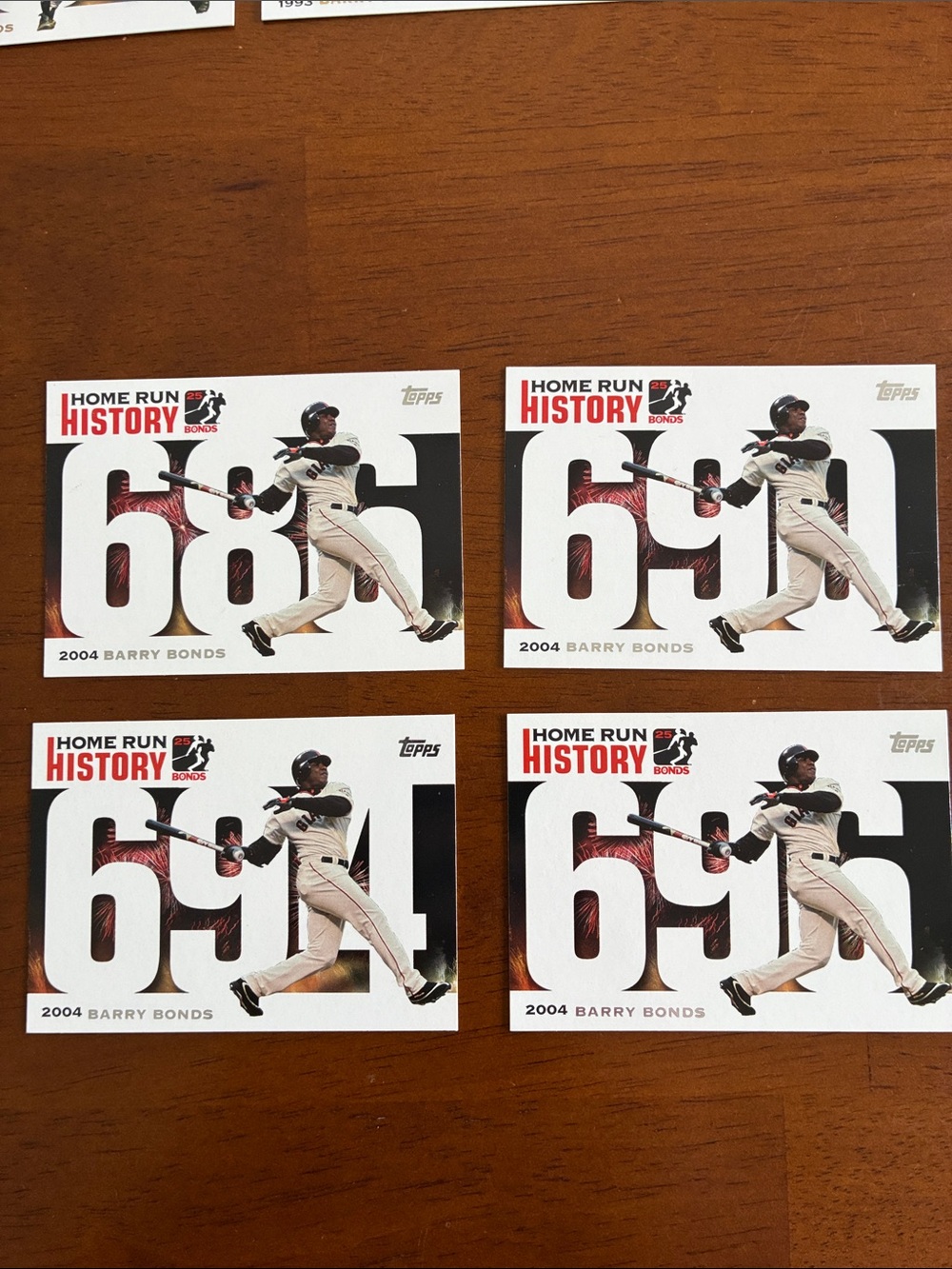 13 Card Barry Bonds Topps Home Run History Lot - Picture 5 of 6